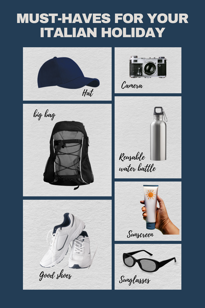 Must-have per la tua vacanza italiana: come sopravvivere al caldo a Firenze, nel Chianti e a Portofino